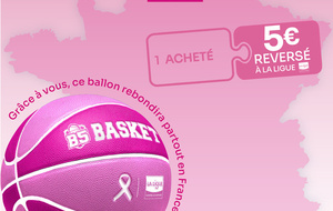 Ballons de Basket pour Octobre Rose